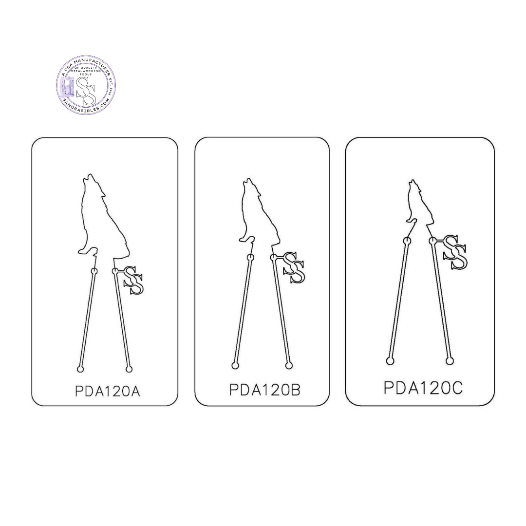 PANCAKE DIE PDA120 HOWLING WOLF